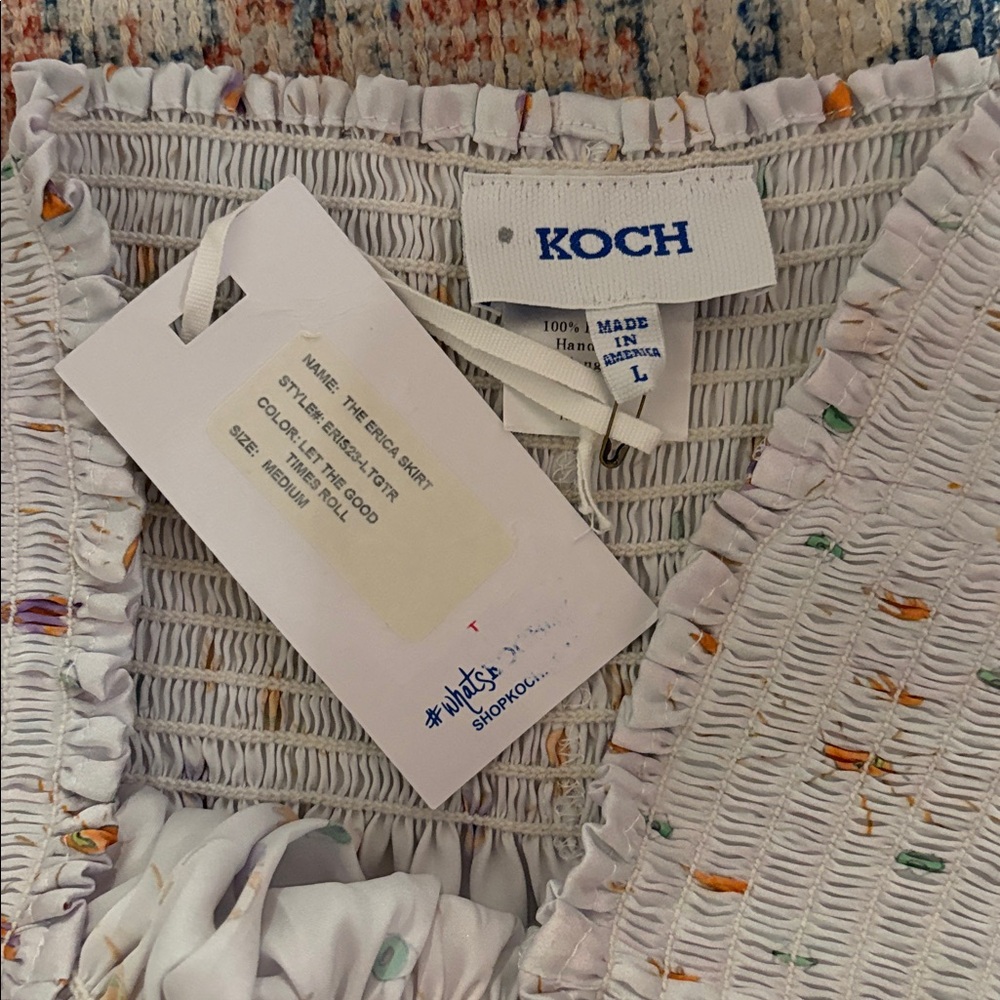 KOCH The Erica Skirt in Let The Good Times Roll SZ L NWT - Picture 3 of 4
